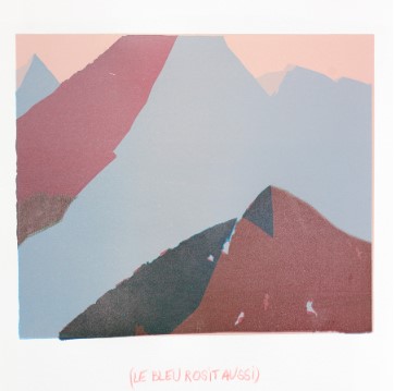 BARZIN : Le bleu rosit aussi (2017, Artothèque, Lg)